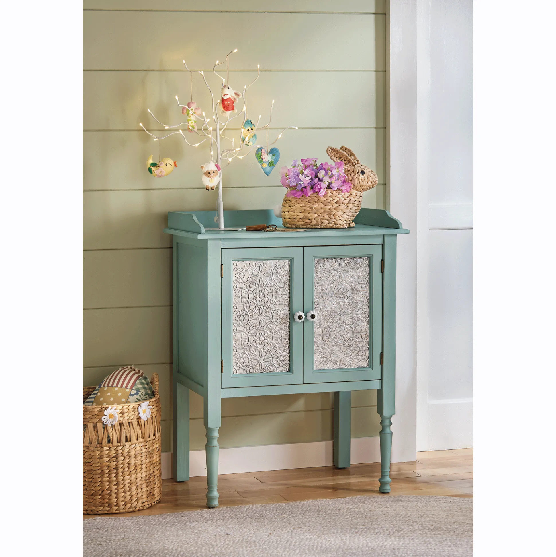 Stamped-Metal Storage Cabinet
