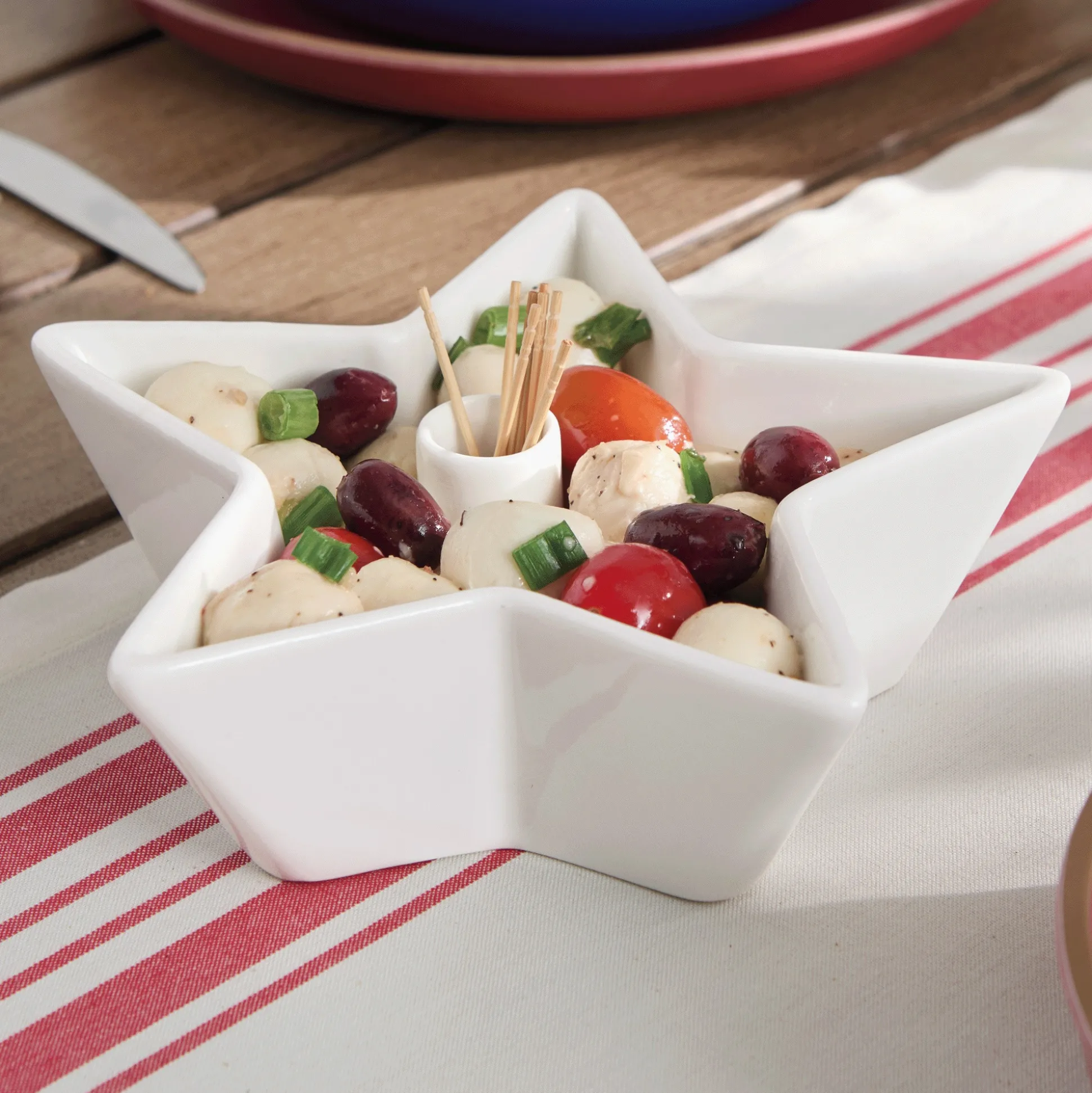Star Bowl with Toothpick Holder