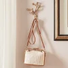 Straw Top Buckle Crossbody