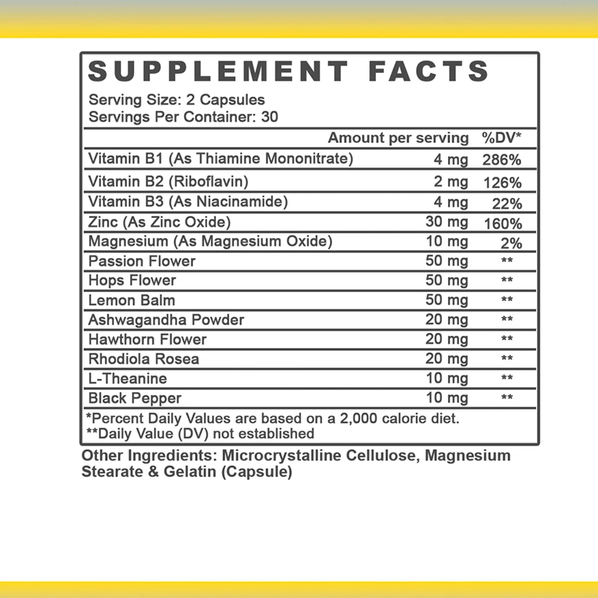 Stress Less Adaptogenic Supplement