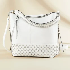 Studded Hobo Bag