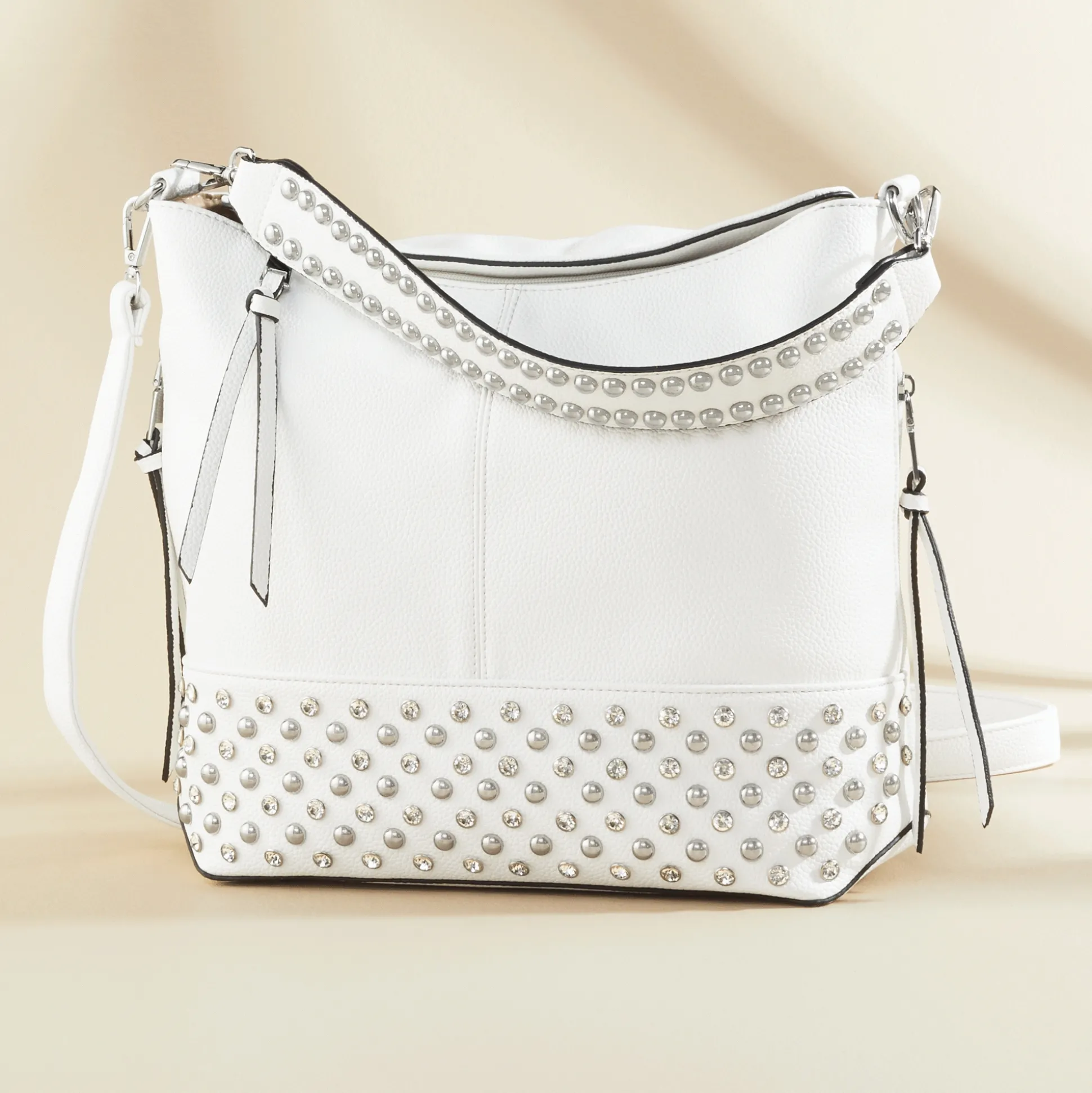 Studded Hobo Bag