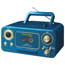 Studebaker Bluetooth Boombox with Cassette