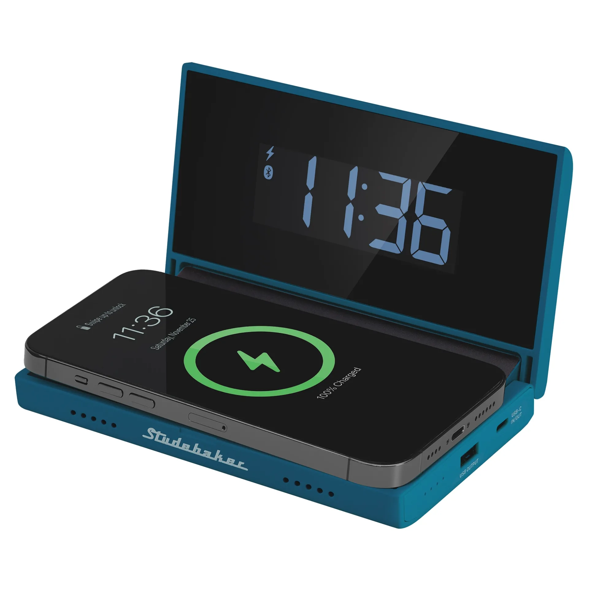 Studebaker 4-in-1 Charging Clock