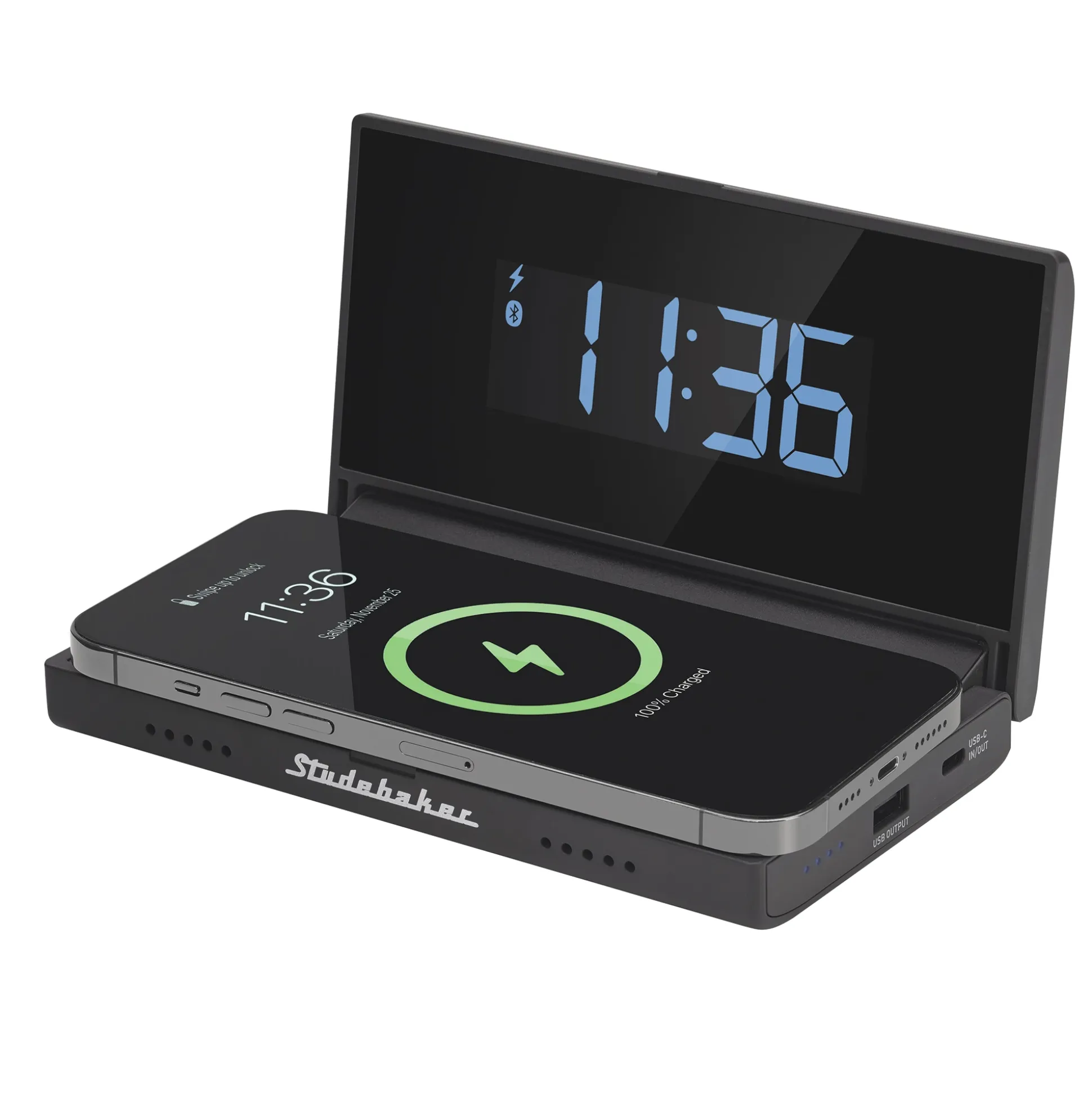 Studebaker 4-in-1 Charging Clock