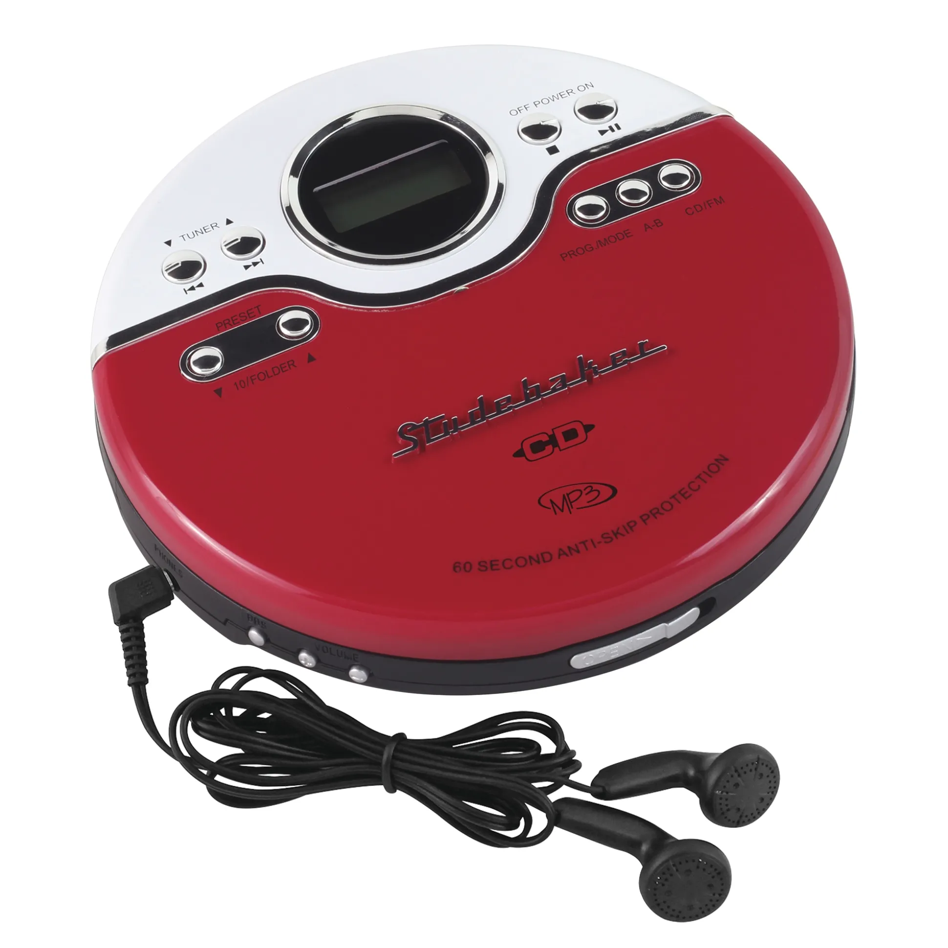 Studebaker Joggable Portable CD/MP3 Player