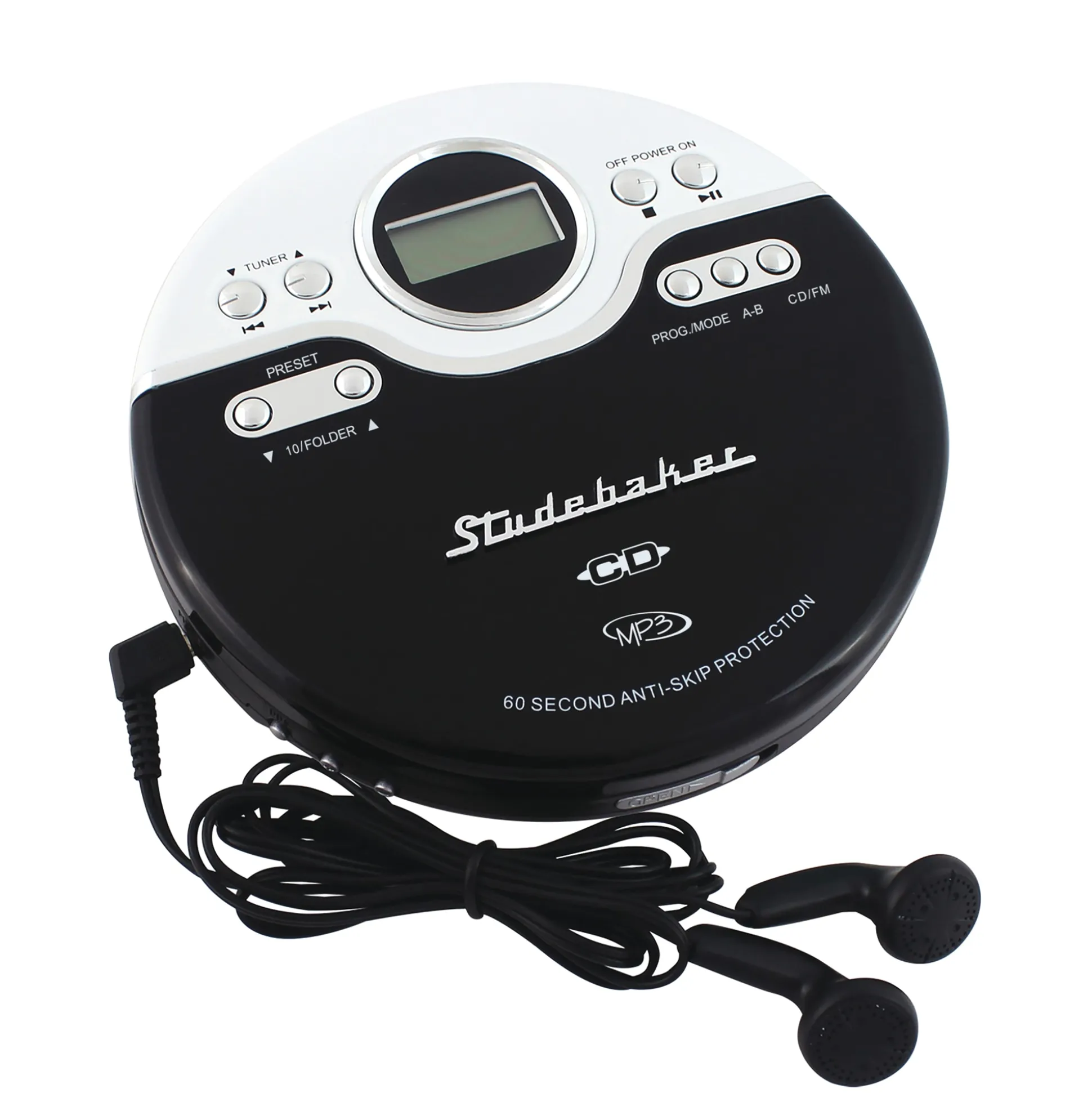 Studebaker Joggable Portable CD/MP3 Player