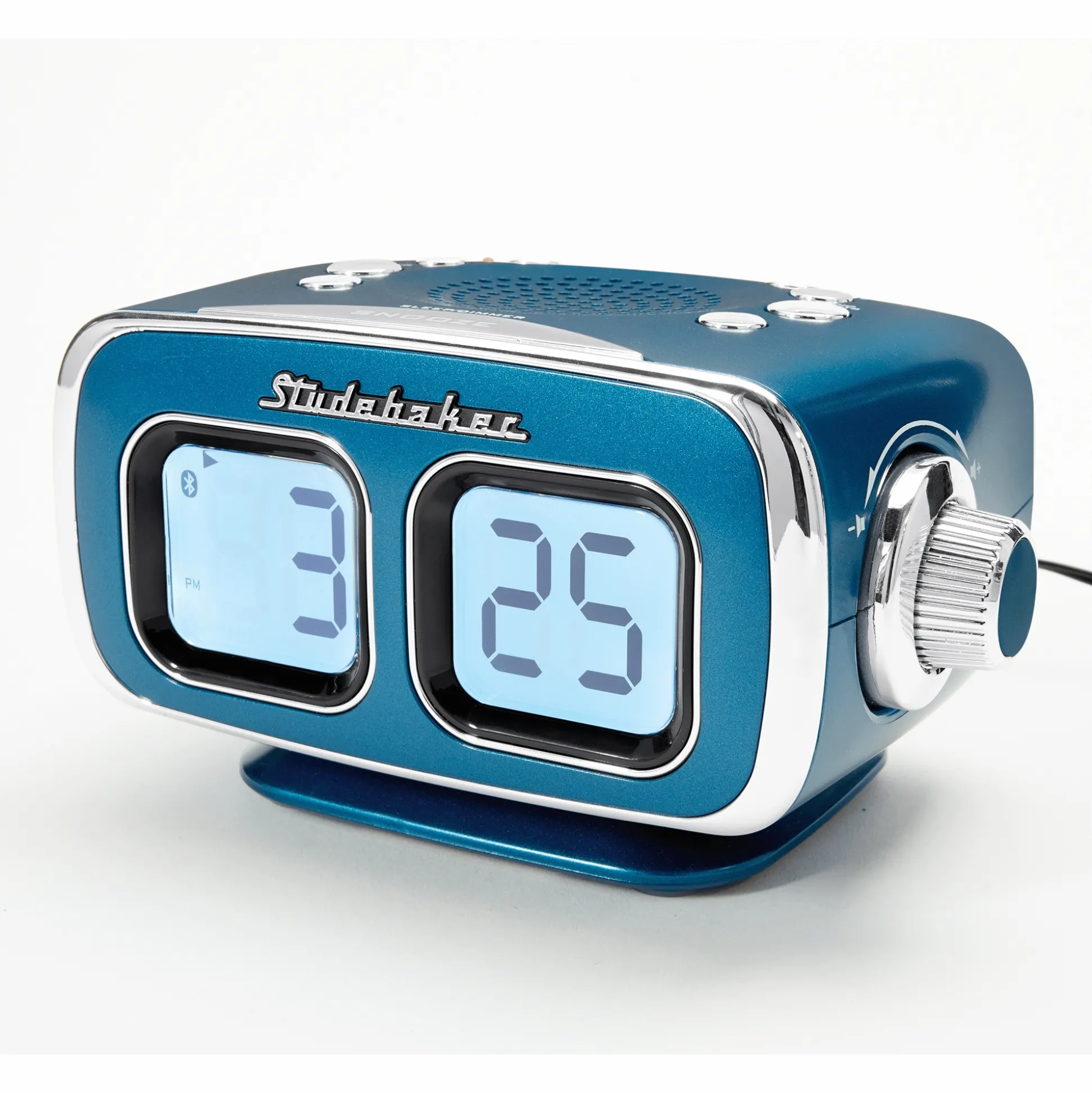 Studebaker Retro Digital Clock with Bluetooth