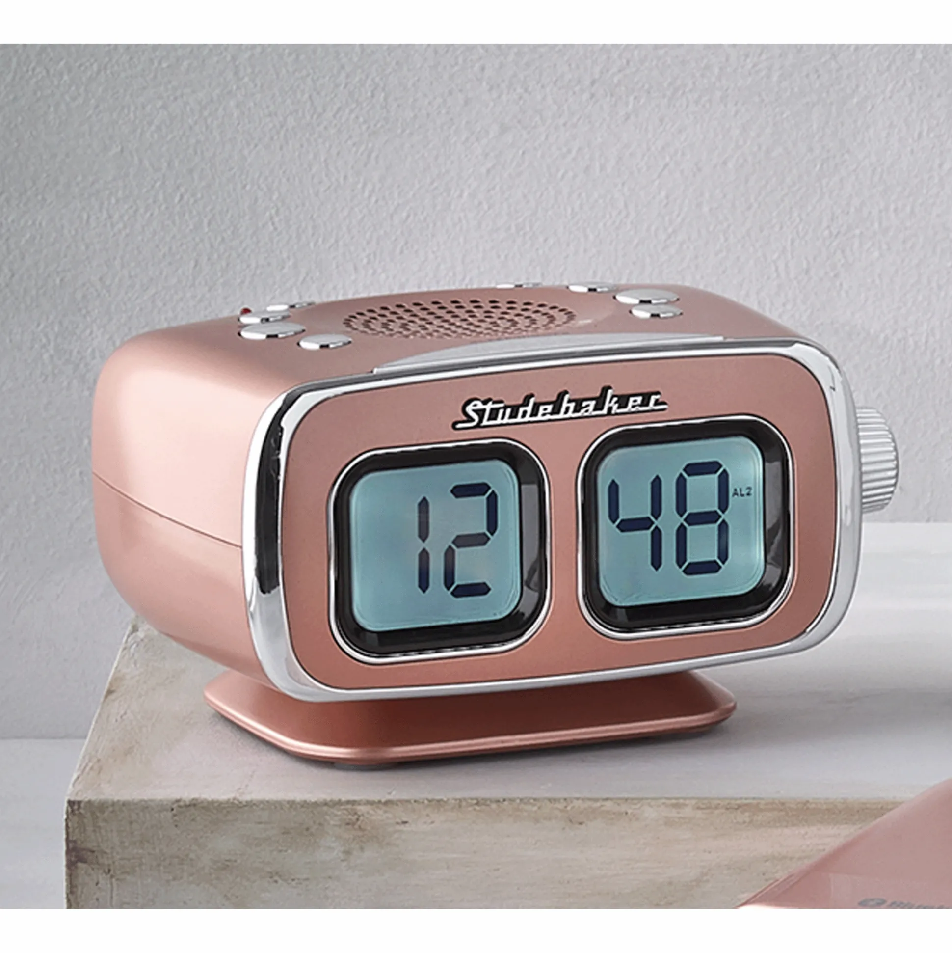 Studebaker Retro Digital Clock with Bluetooth