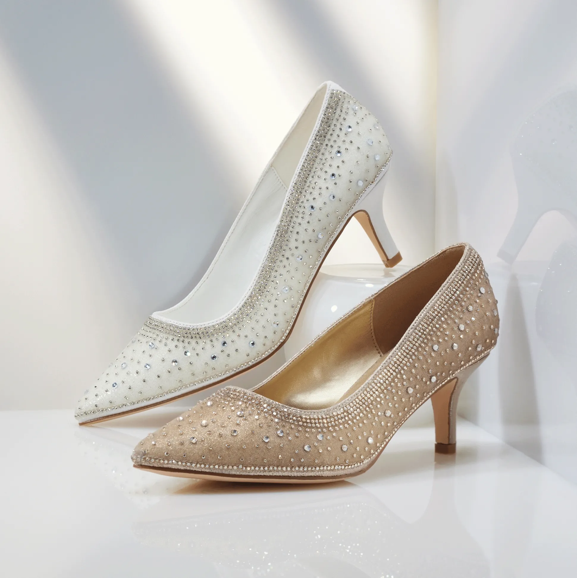 Sugared Rhinestone Pump