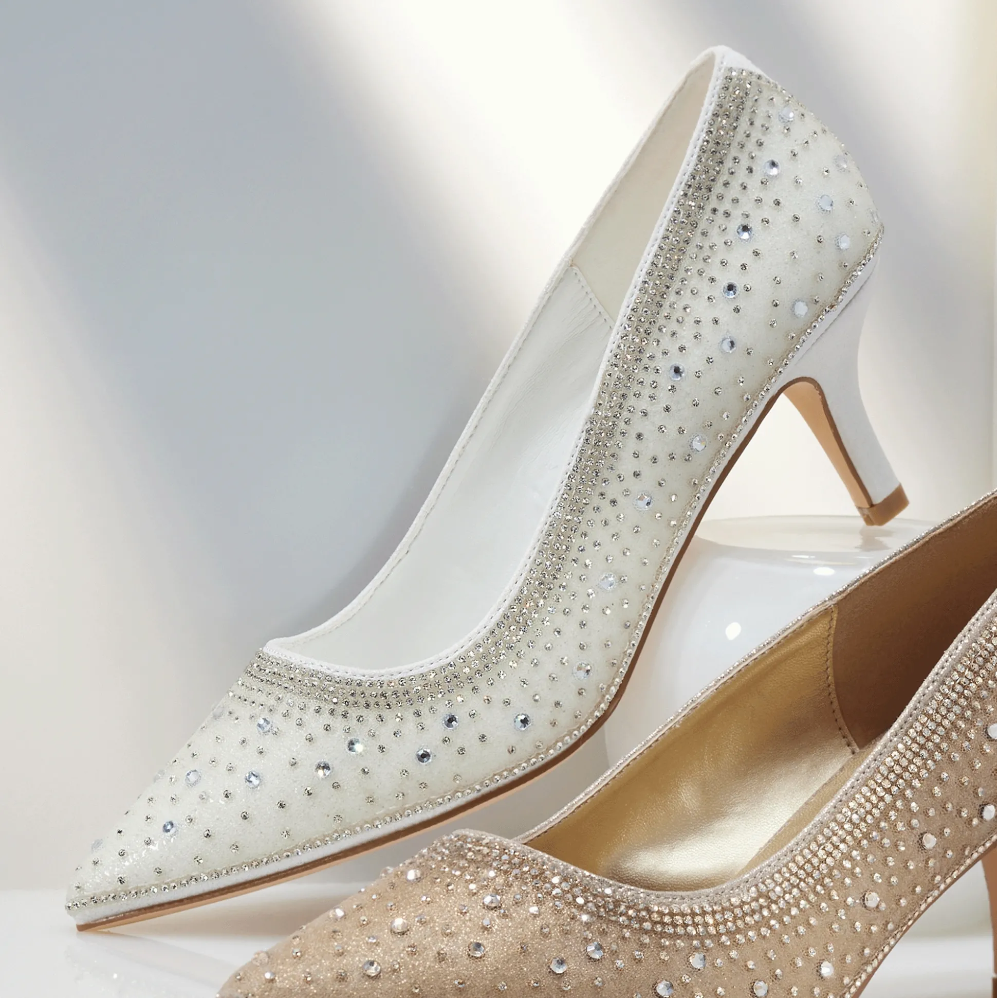Sugared Rhinestone Pump