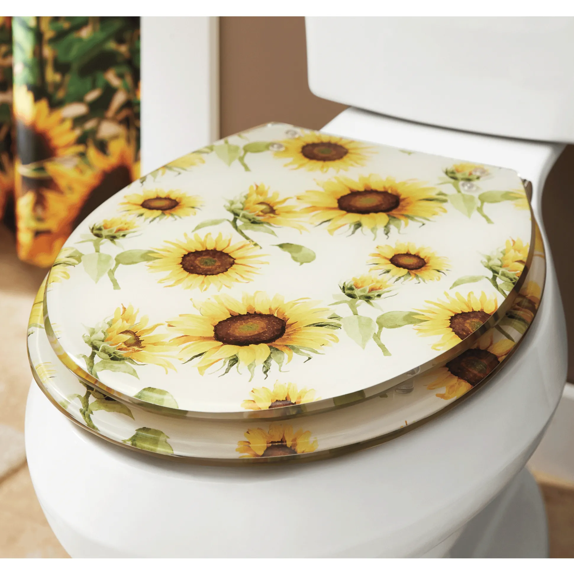 Sunflower Toilet Seat