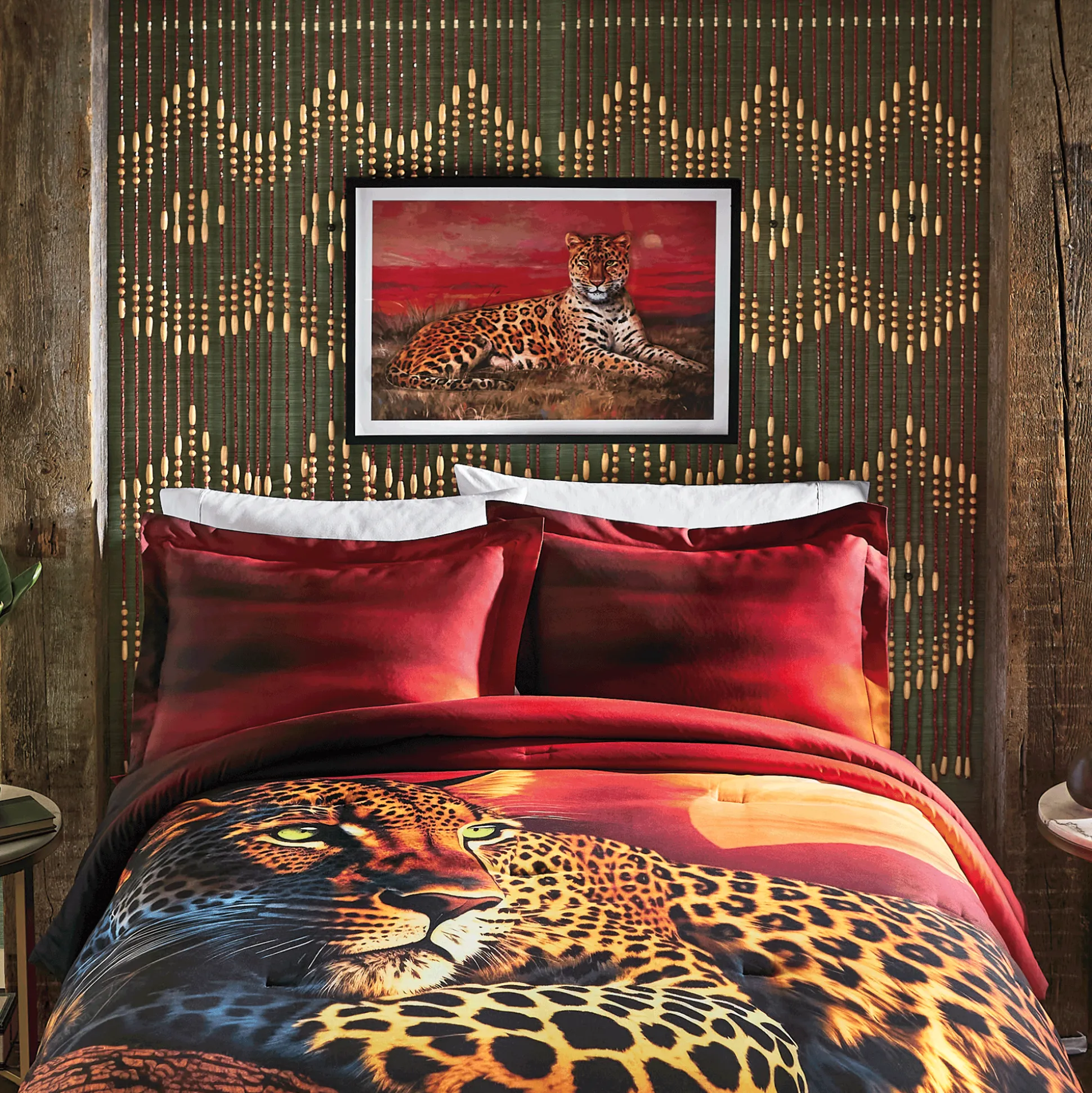 Sunset Leopard Wall Art