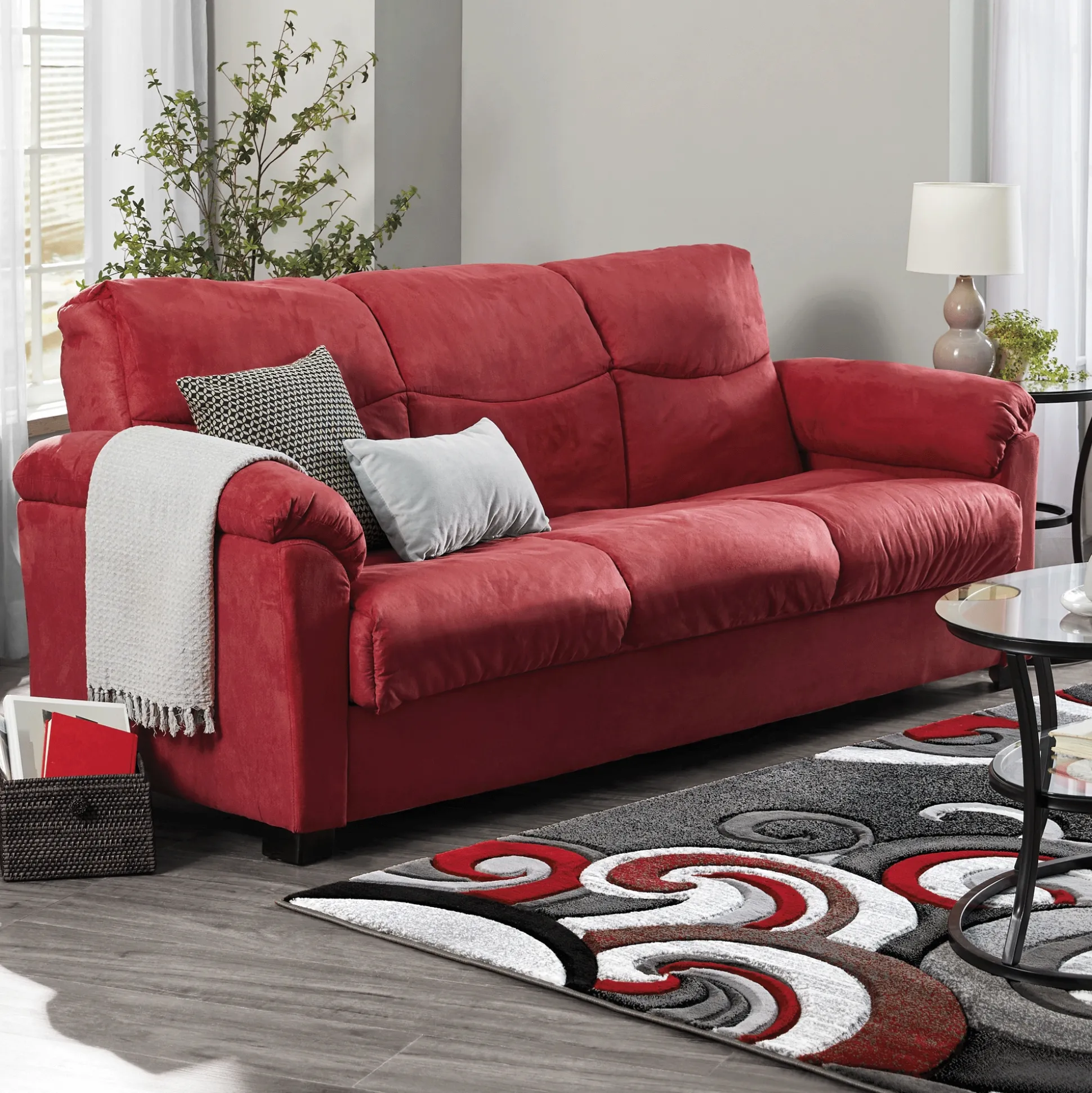 Super Plush Convertible Sofa Bed with Storage
