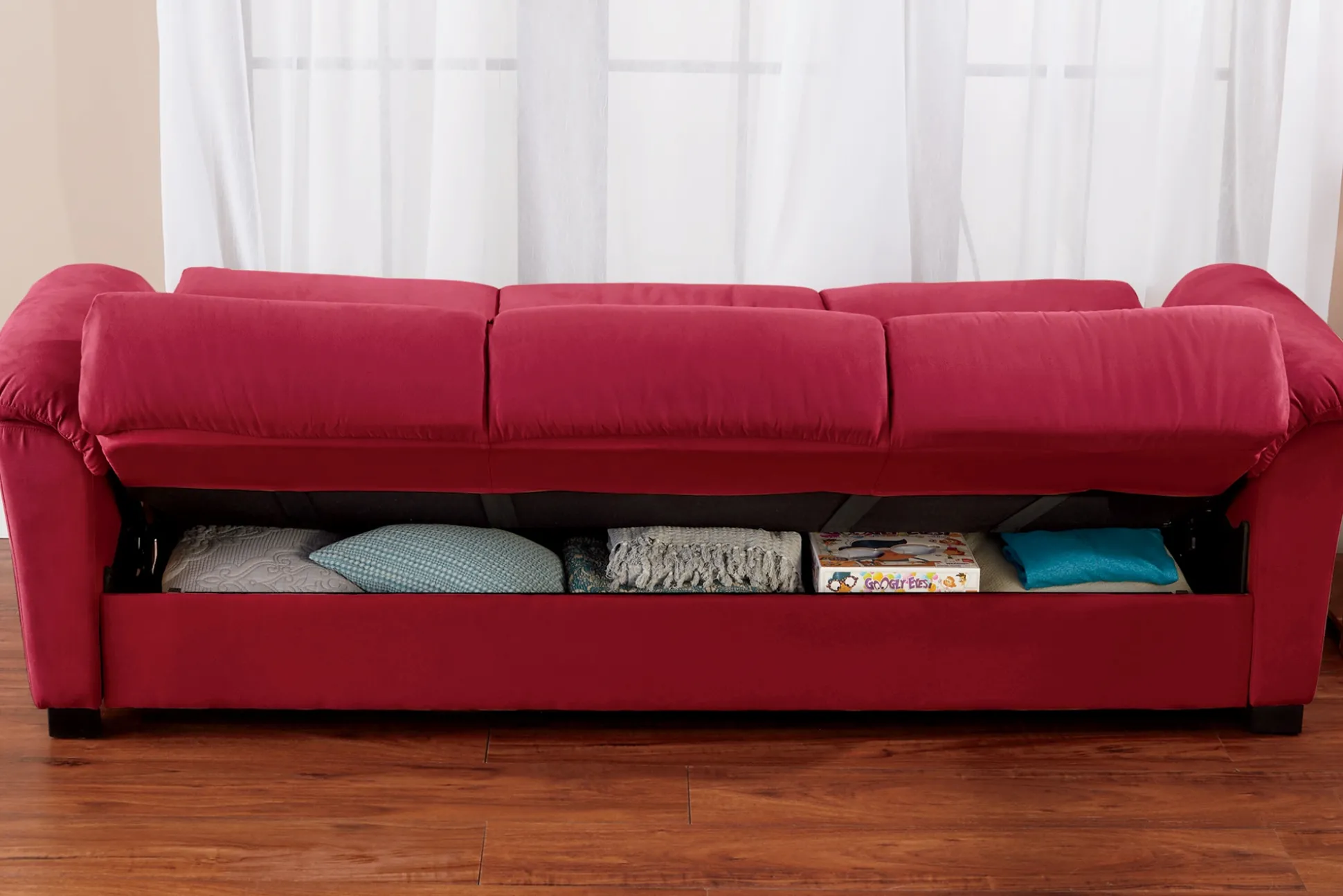 Super Plush Convertible Sofa Bed with Storage