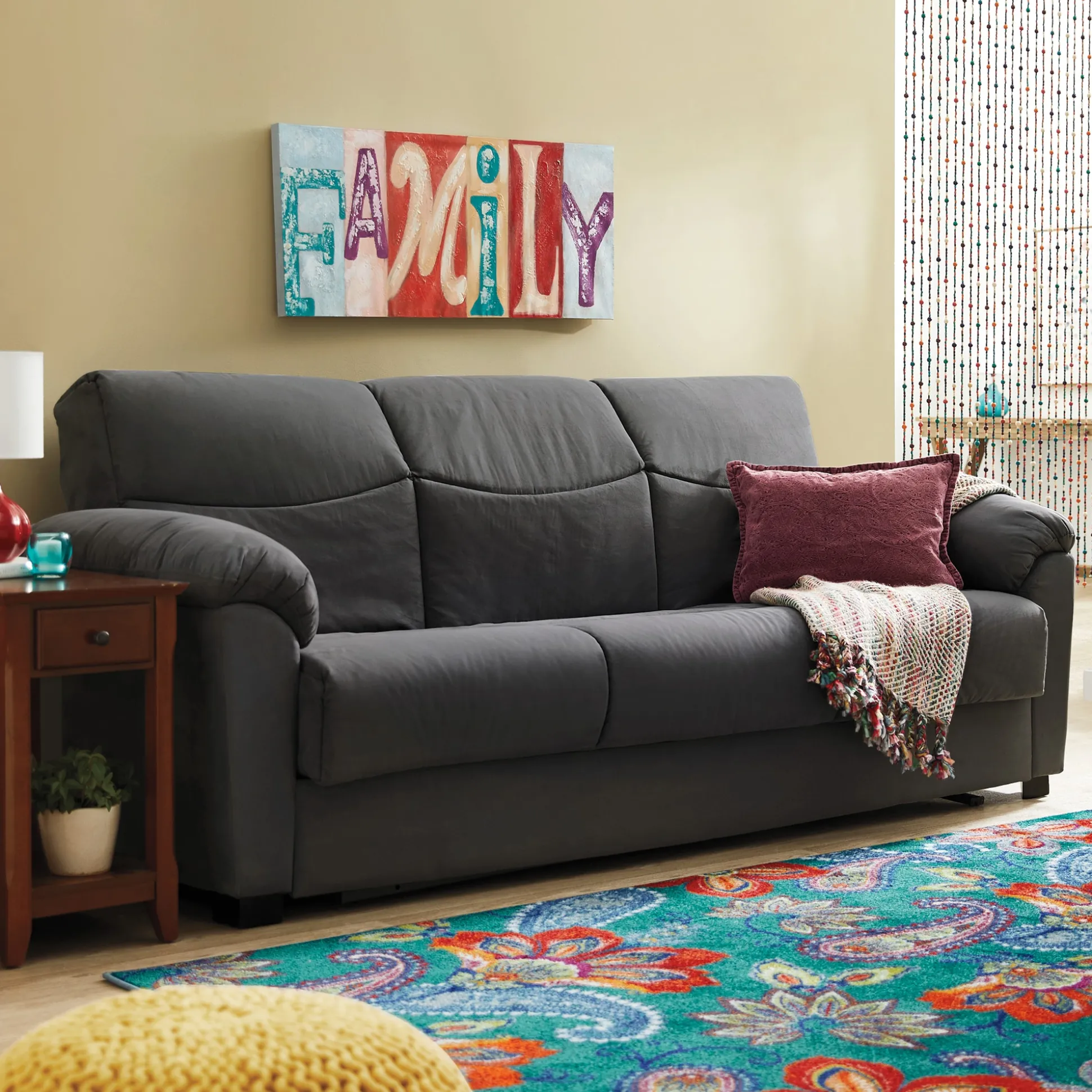 Super Plush Convertible Sofa Bed with Storage