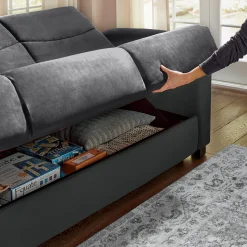 Super Plush Convertible Sofa Bed with Storage