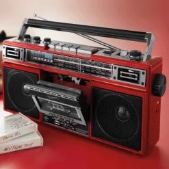 Supersonic 4-Band Radio and Cassette Player with Bluetooth
