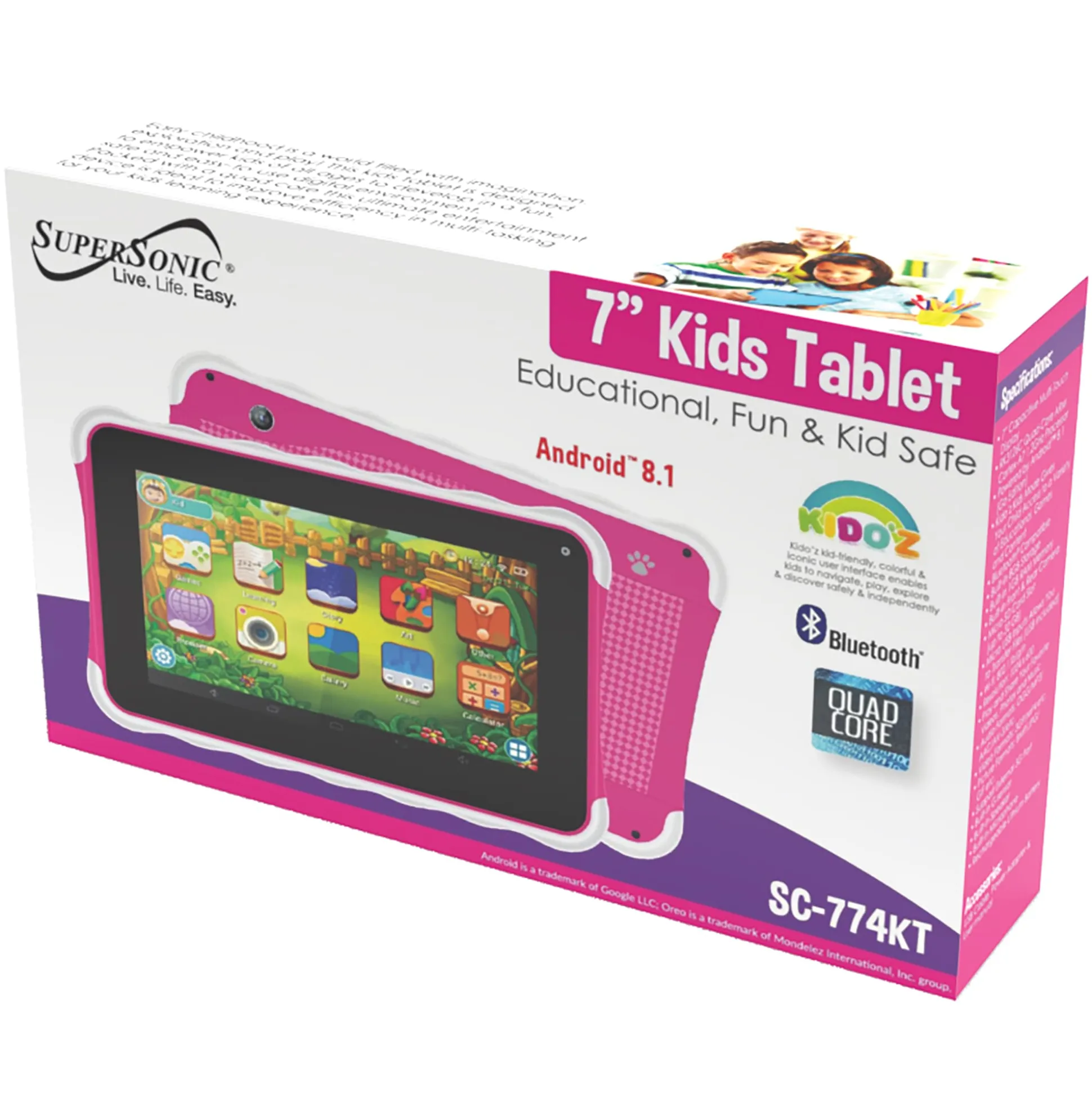 Supersonic 7" Kids’ Tablet