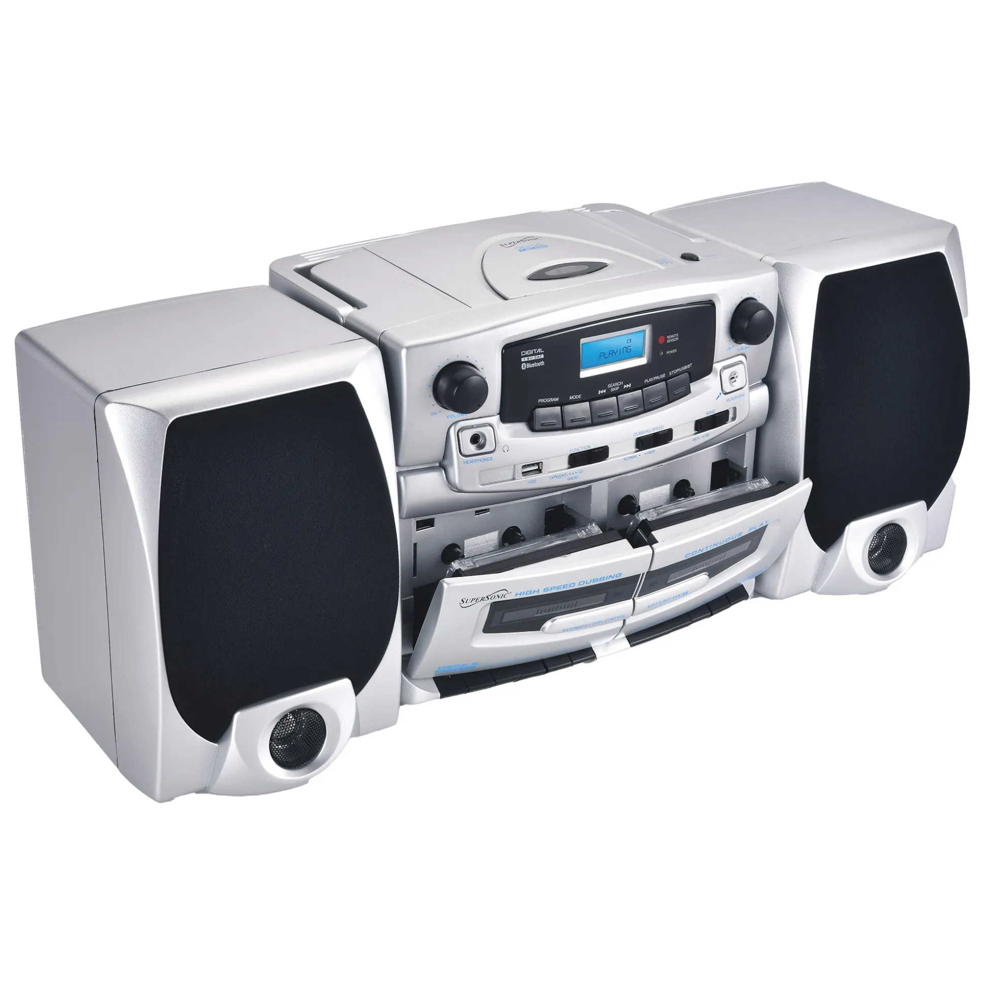 Supersonic Multimedia Audio System with Bluetooth