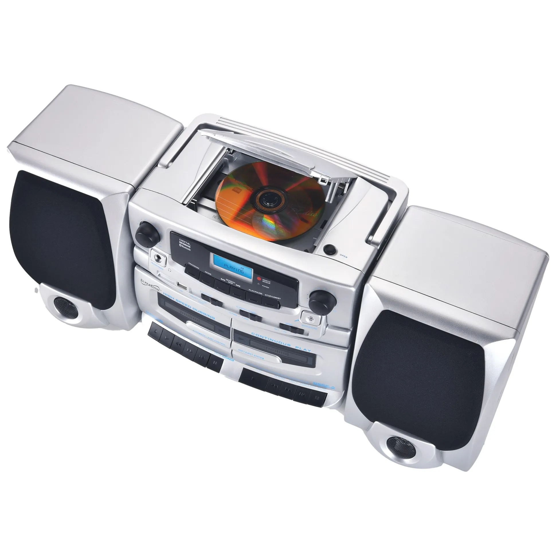 Supersonic Multimedia Audio System with Bluetooth