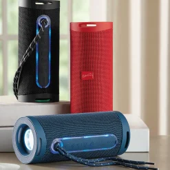 Supersonic Portable Speaker with Flashlight