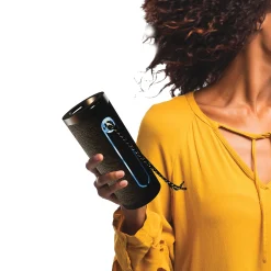 Supersonic Portable Speaker with Flashlight