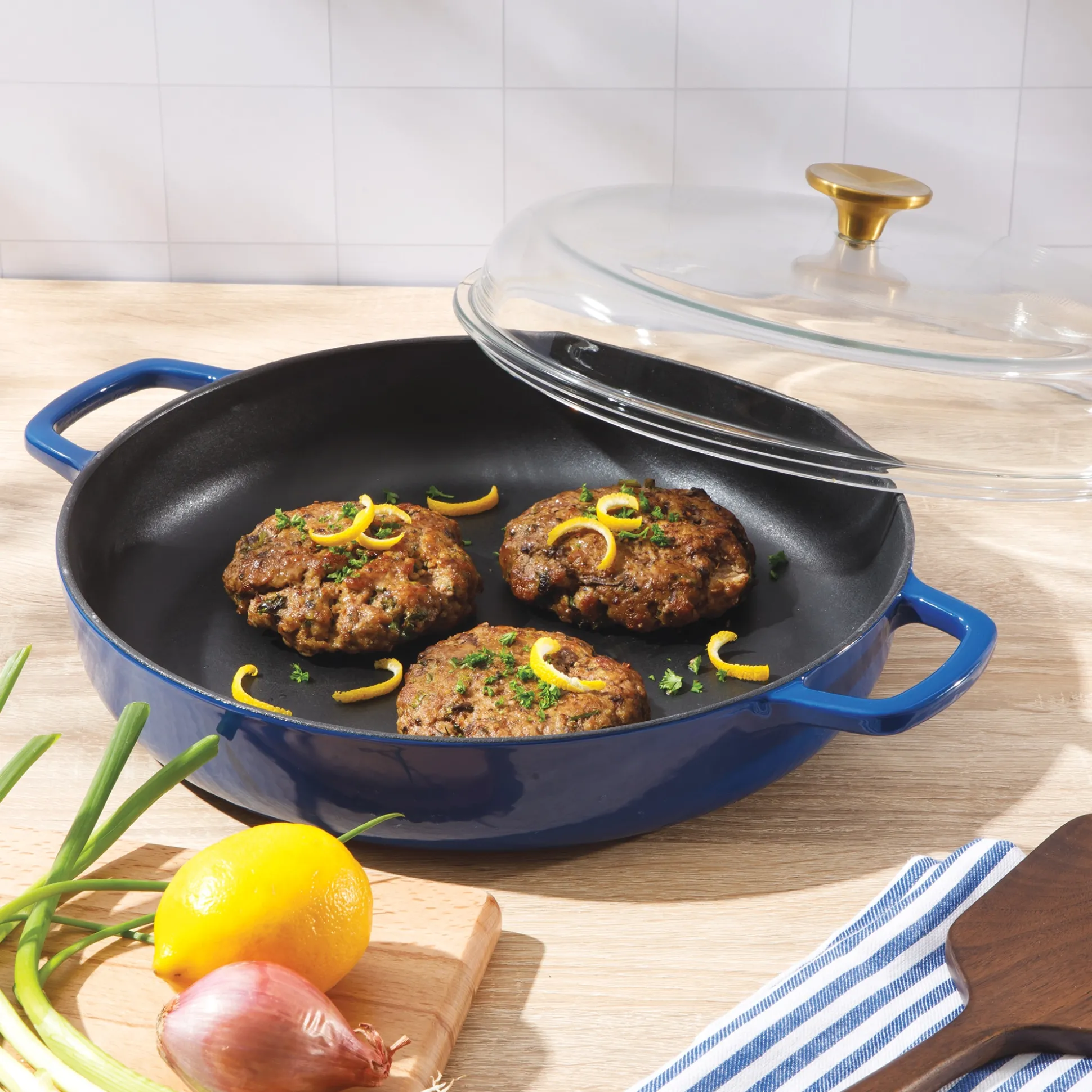 Sur La Table Supper Club 3.75-qt. Enameled Cast Iron Everyday Pan