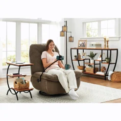 Swivel Rocker Recliner with Phone Holder