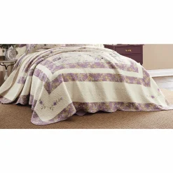 Tabitha Embroidered Floor-Length Quilt