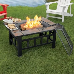 Table Firepit with Grill