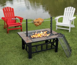 Table Firepit with Grill