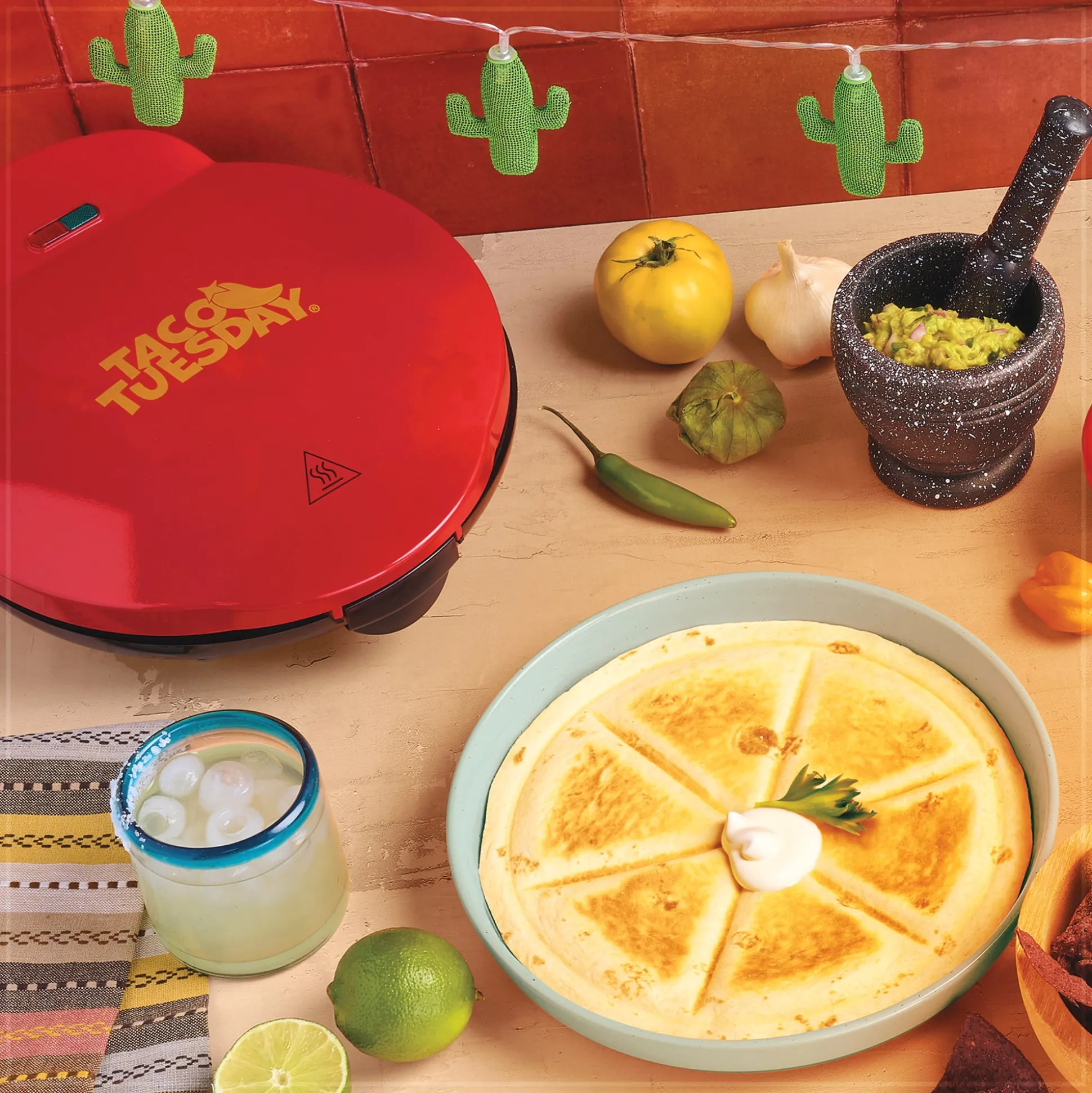Taco Tuesday 10" Electric Quesadilla Maker