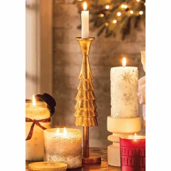 Tall Christmas Tree Candleholder