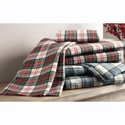 Tartan Plaid Microfiber Sheet Set
