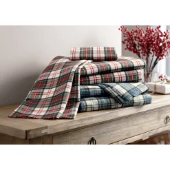 Tartan Plaid Microfiber Sheet Set