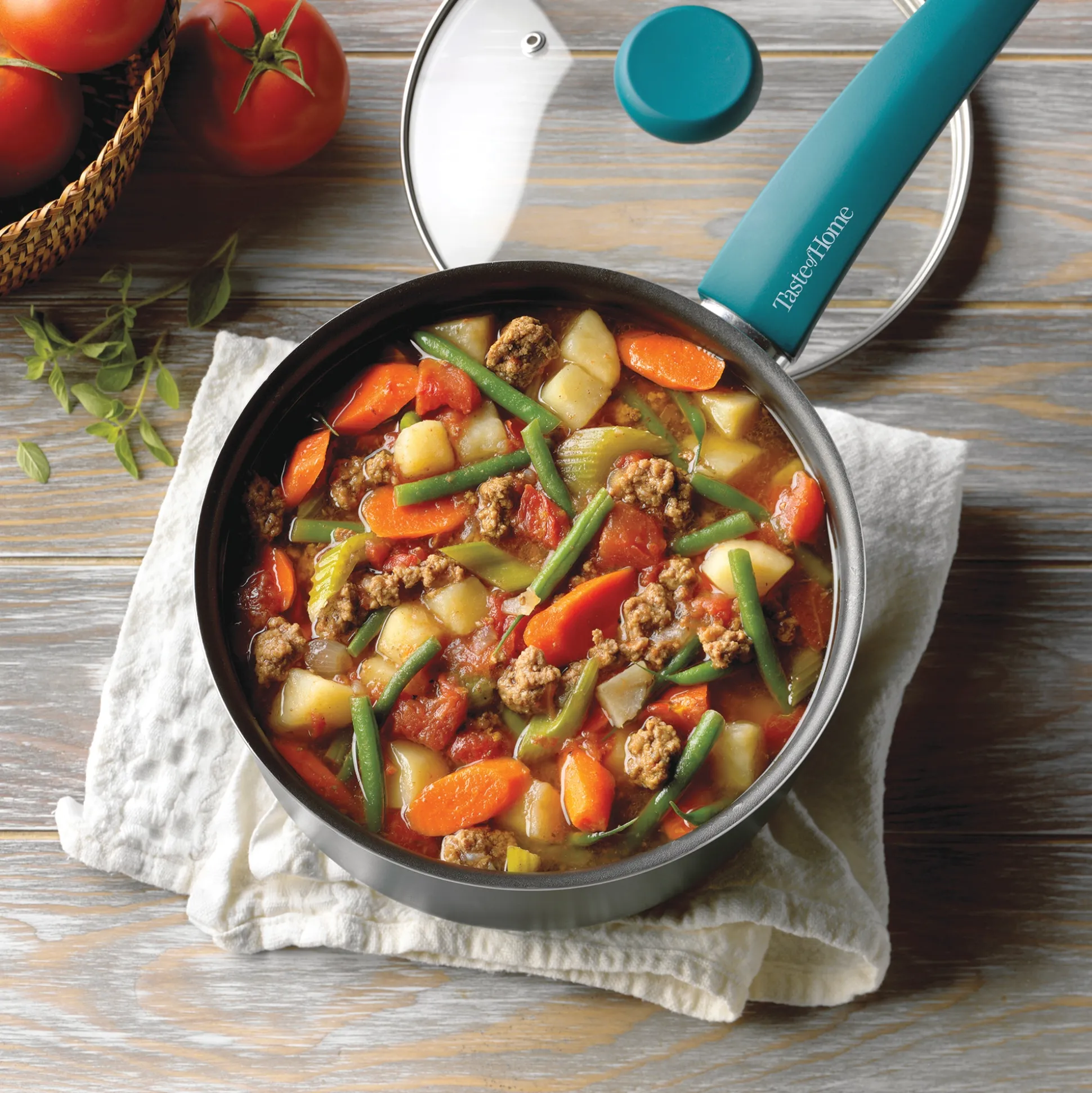 Taste of Home 8-Piece Nonstick Aluminum Cookware Set