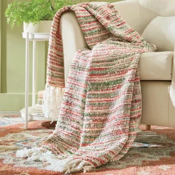 Textured Marled Throw