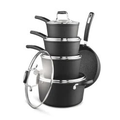 The Rock 10-pc. Forged Aluminum Cookware Set