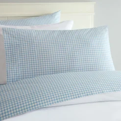 250-Thread Count Cotton Gingham Sheet Set