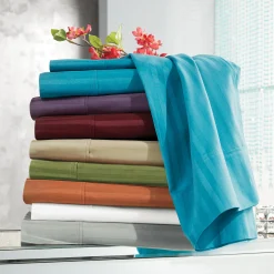 400-Thread Count Egyptian Cotton Sateen Stripe Sheet Set