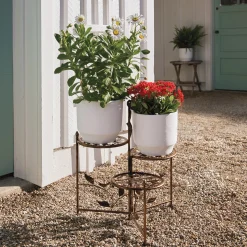 3-Tier Bird & Leaf Plant Stand