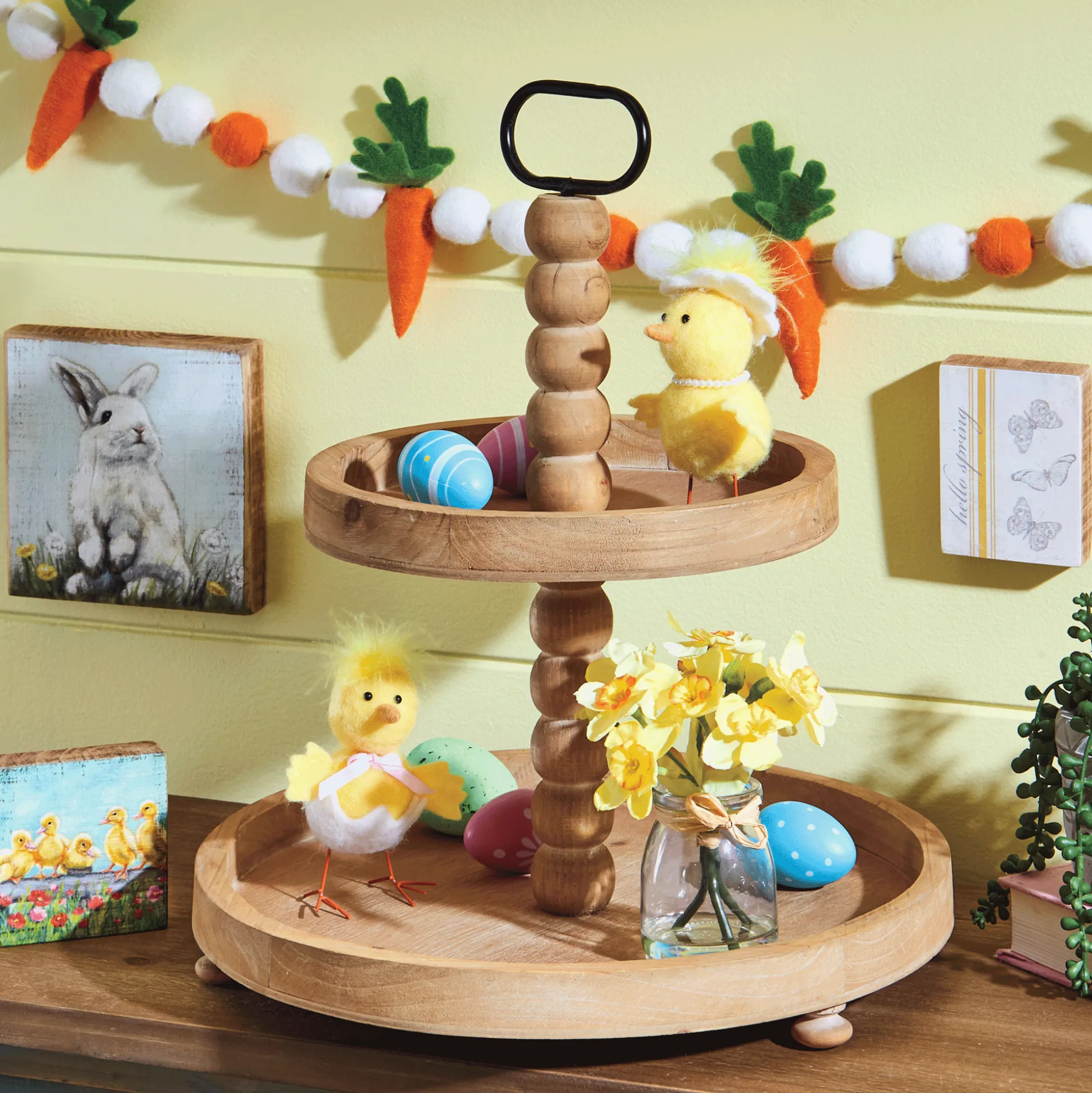 2-Tiered Decorative Tray