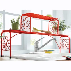 2-Tier Gate Scroll Sink Shelf