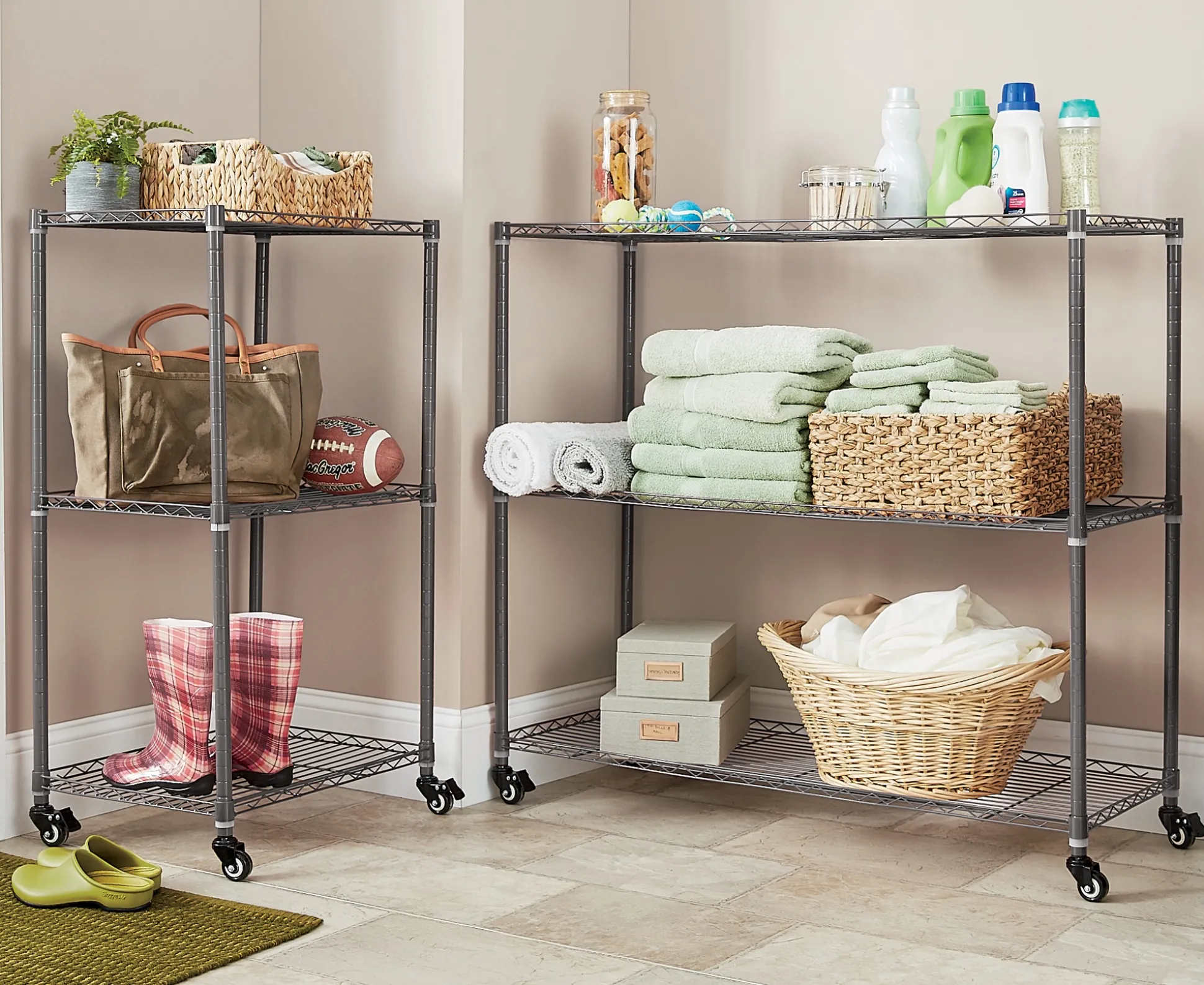 3-Tier Mobile Tower Shelf