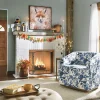 Tierney Swivel Arch-Back Chair