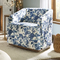 Tierney Swivel Arch-Back Chair