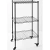 3-Tier Thin Mobile Tower Shelves