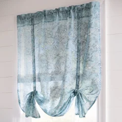 Toile and Birds Tie Shade
