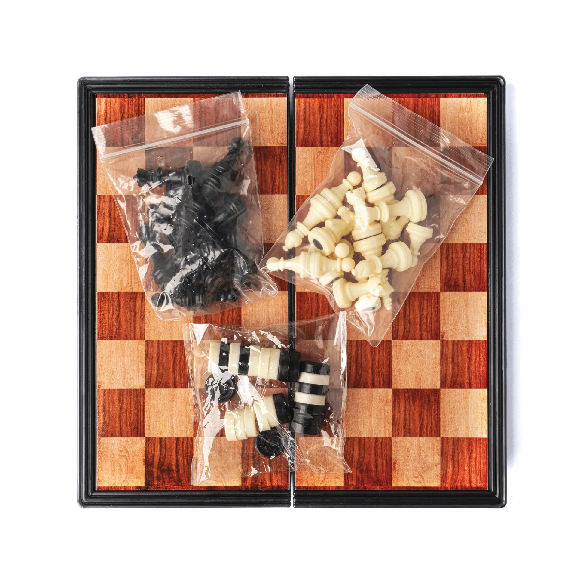 Travel Chess & Checkers Set